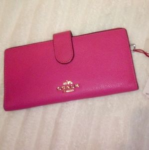 Fuschia Coach wallet